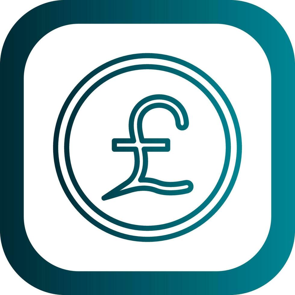 Pound Vector Icon Design