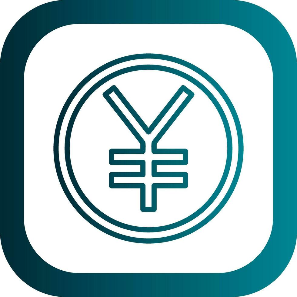 Yen Vector Icon Design