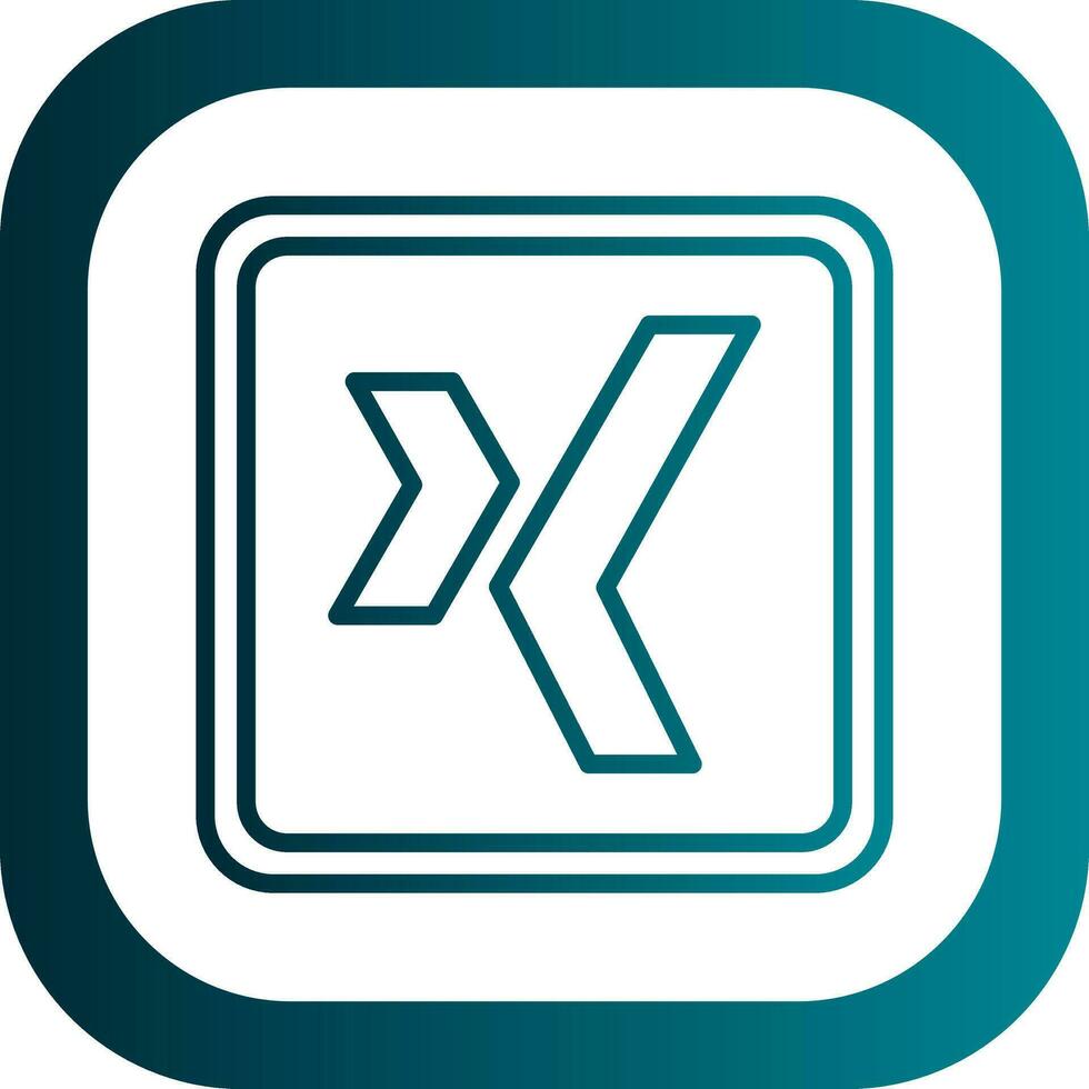 Xing Logo Vector Icon Design