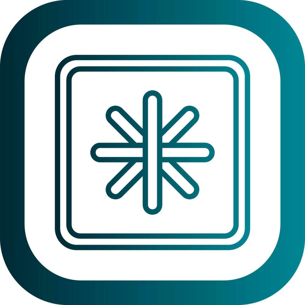 Asterisk Vector Icon Design