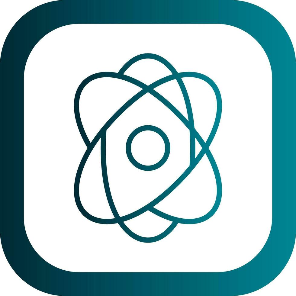 Atom Vector Icon Design