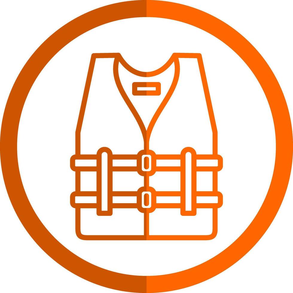 Life vest Vector Icon Design