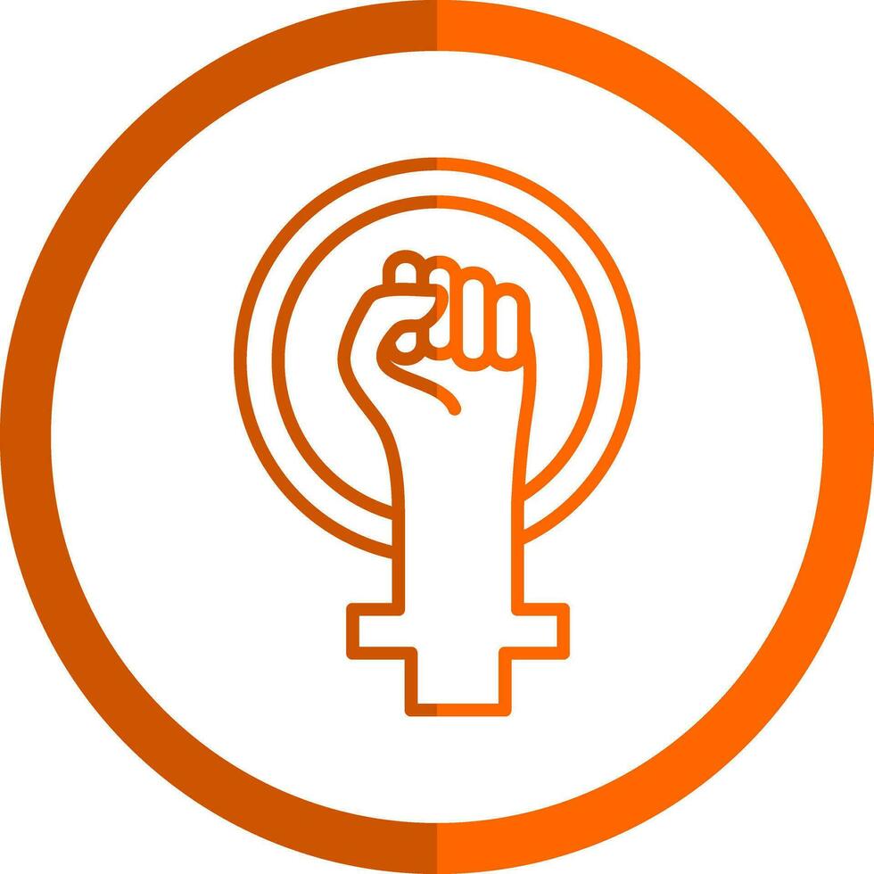 Feminism Vector Icon Design