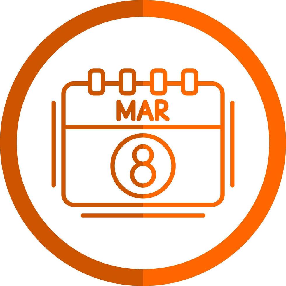 March Vector Icon Design