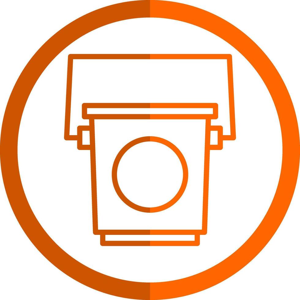 Bucket Vector Icon Design