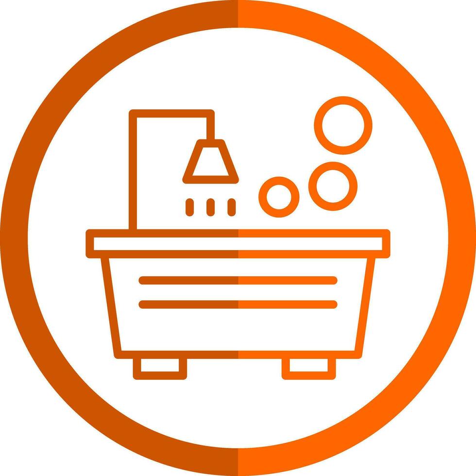 Tub Vector Icon Design