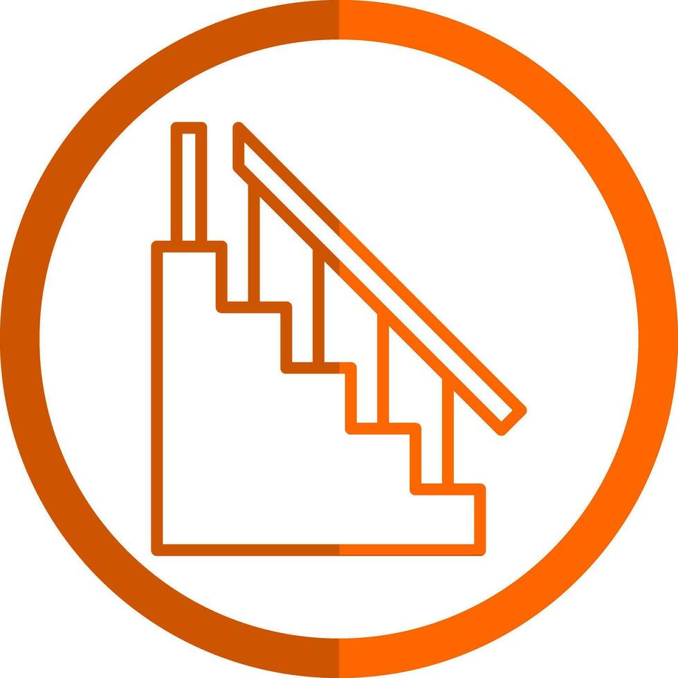 Stair Vector Icon Design