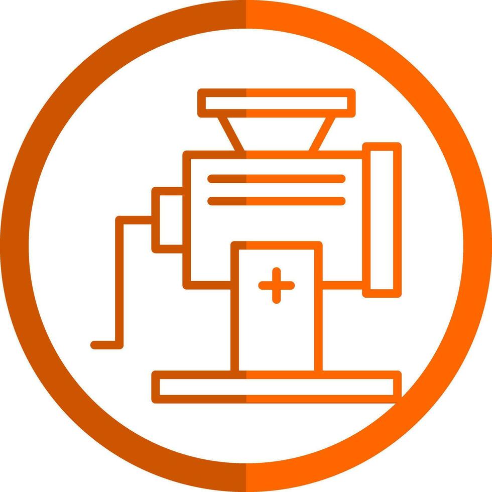 Meat Grinder Vector Icon Design