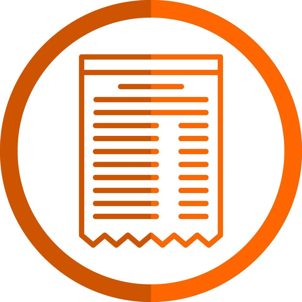 Receipt Vector Icon Design