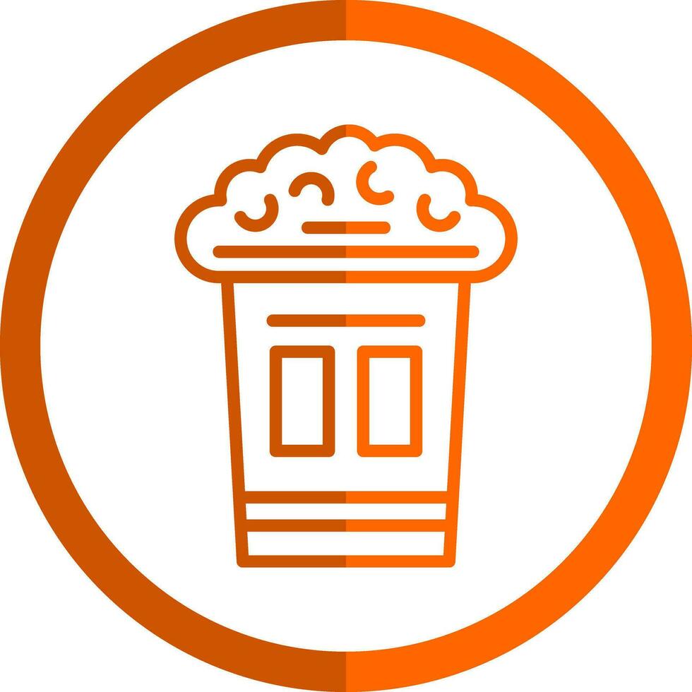 Popcorn Vector Icon Design