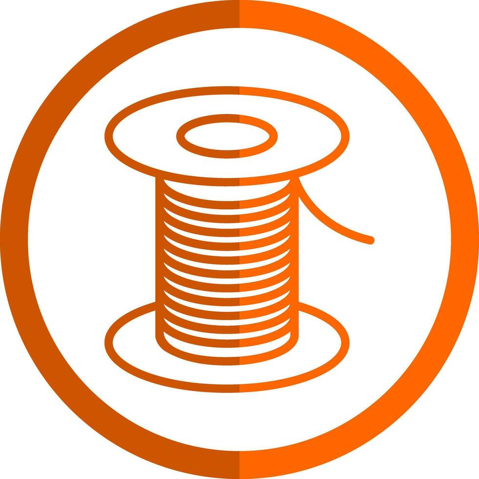 Wire roll Vector Icon Design