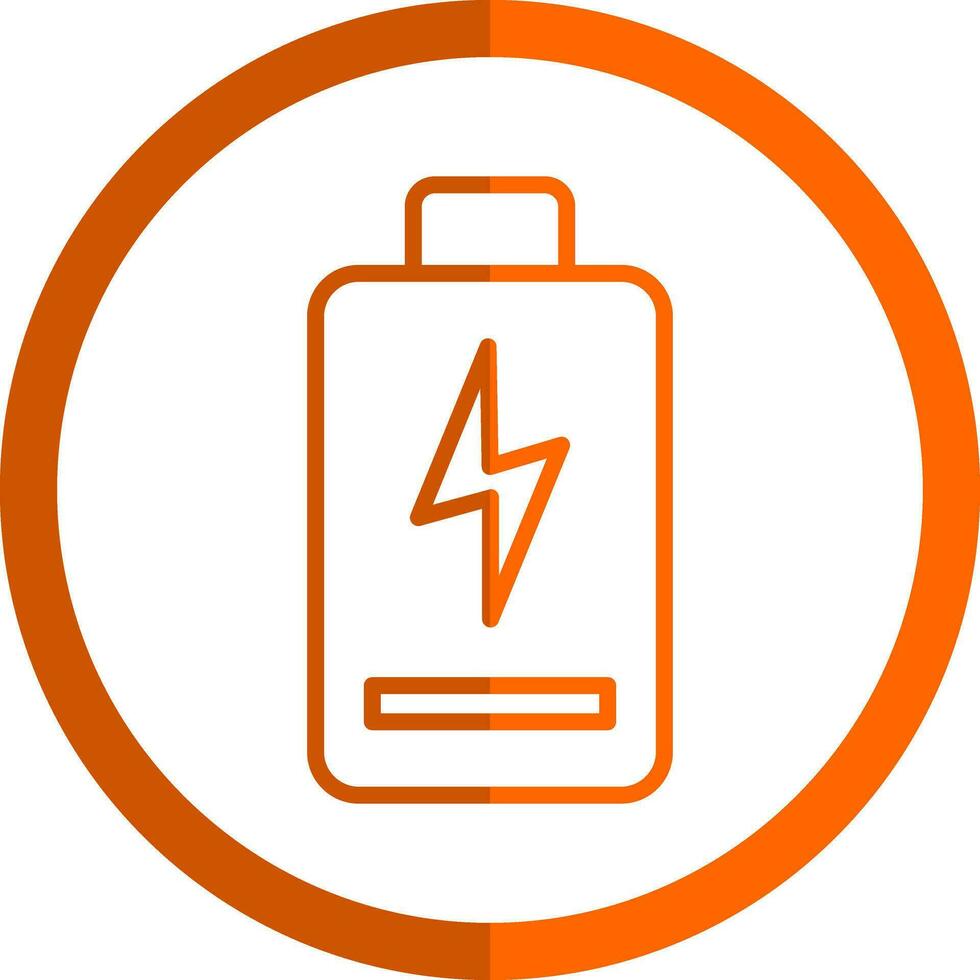 Battery charging Vector Icon Design