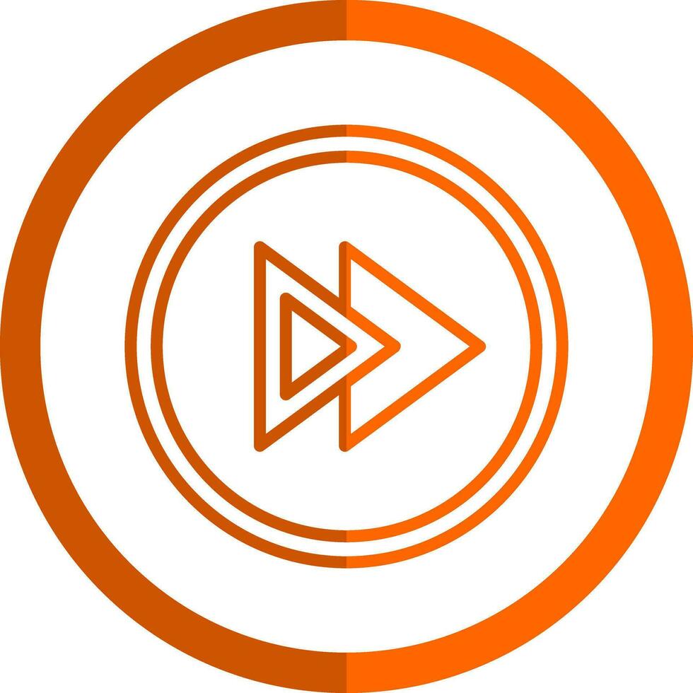 Fast Forward Vector Icon Design
