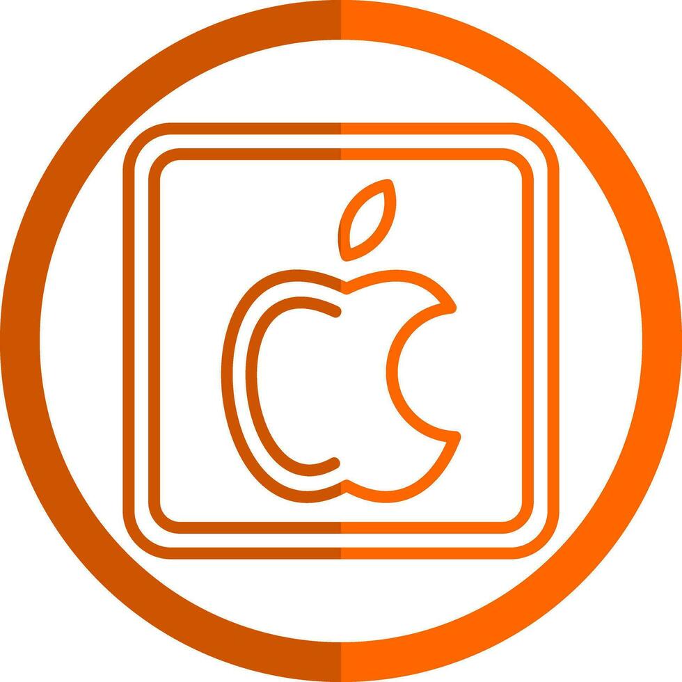 Apple Logo Vector Icon Design
