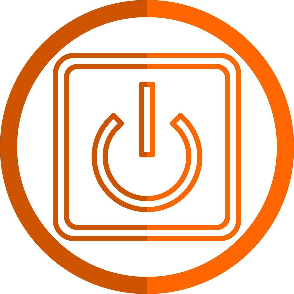 Power Button Off Vector Icon Design