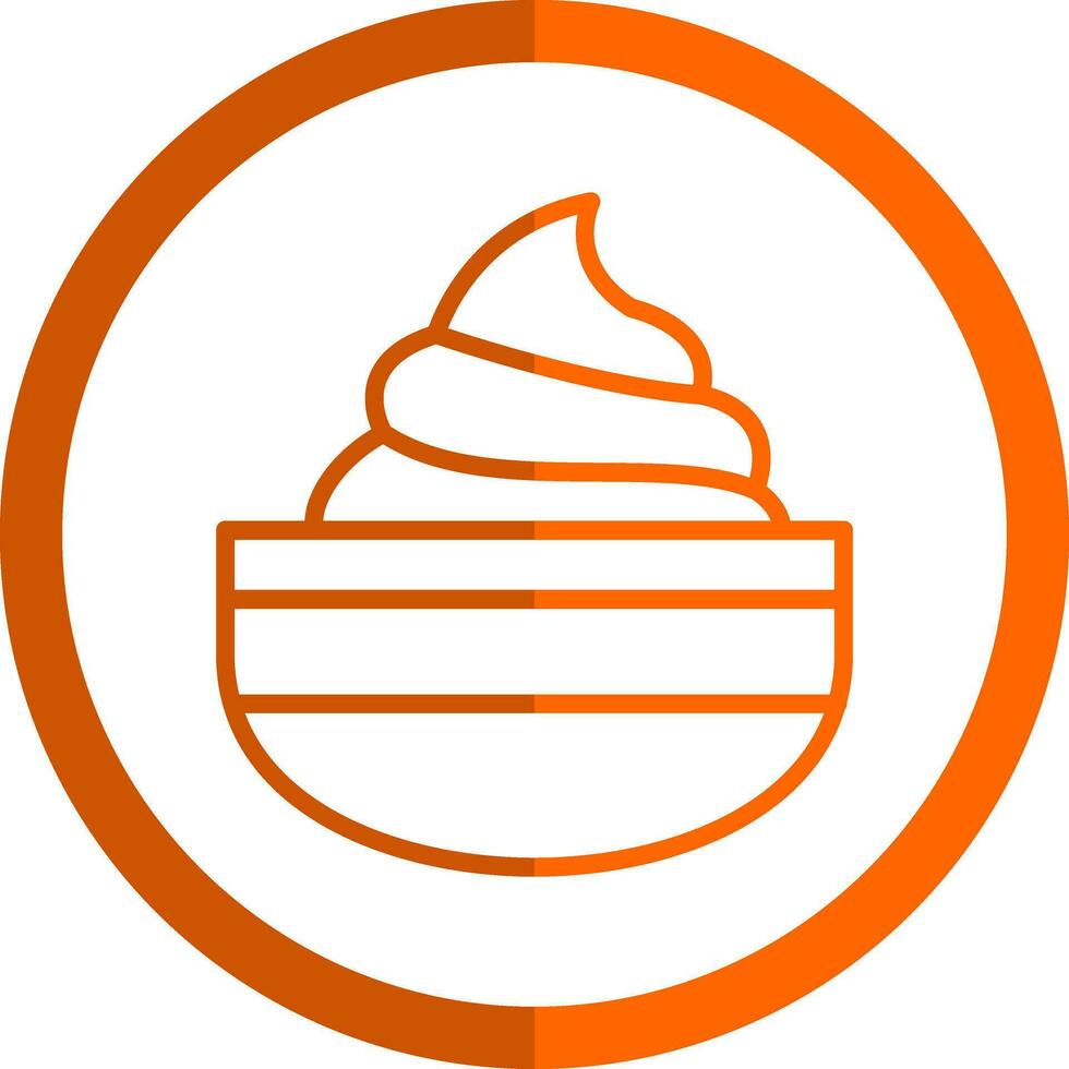 Cream Vector Icon Design