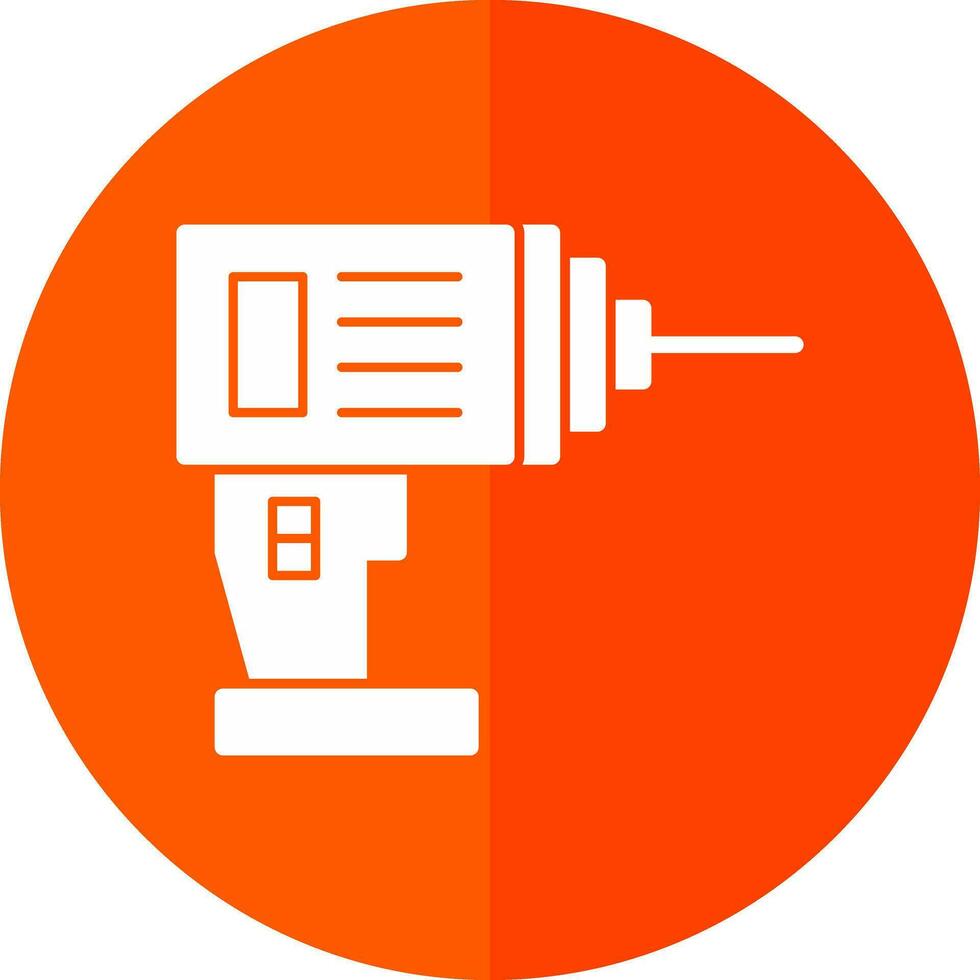 Drill Machine Vector Icon Design