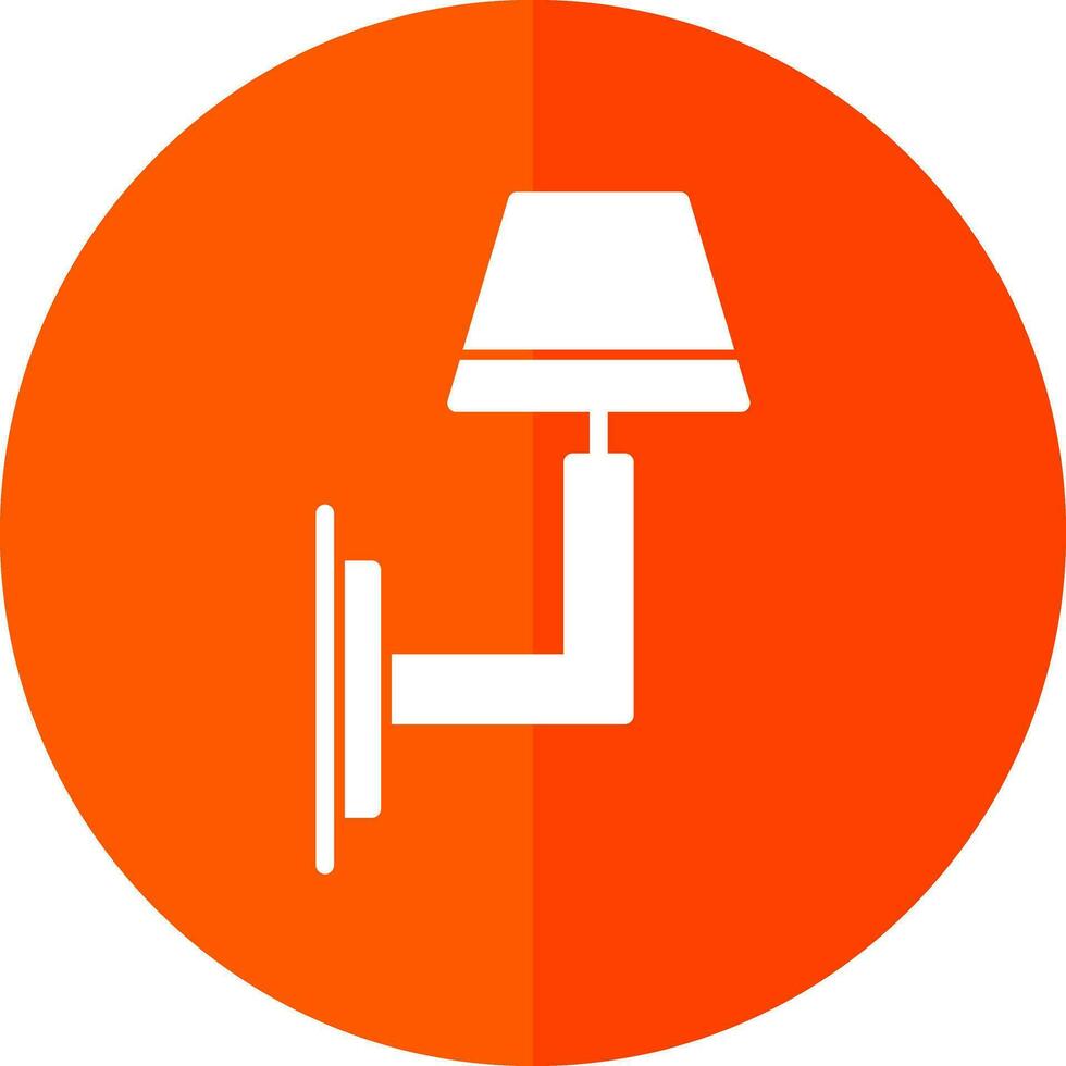 Wall Light Vector Icon Design