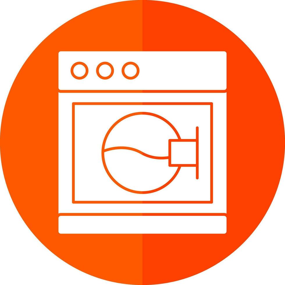 Washing Machine Vector Icon Design