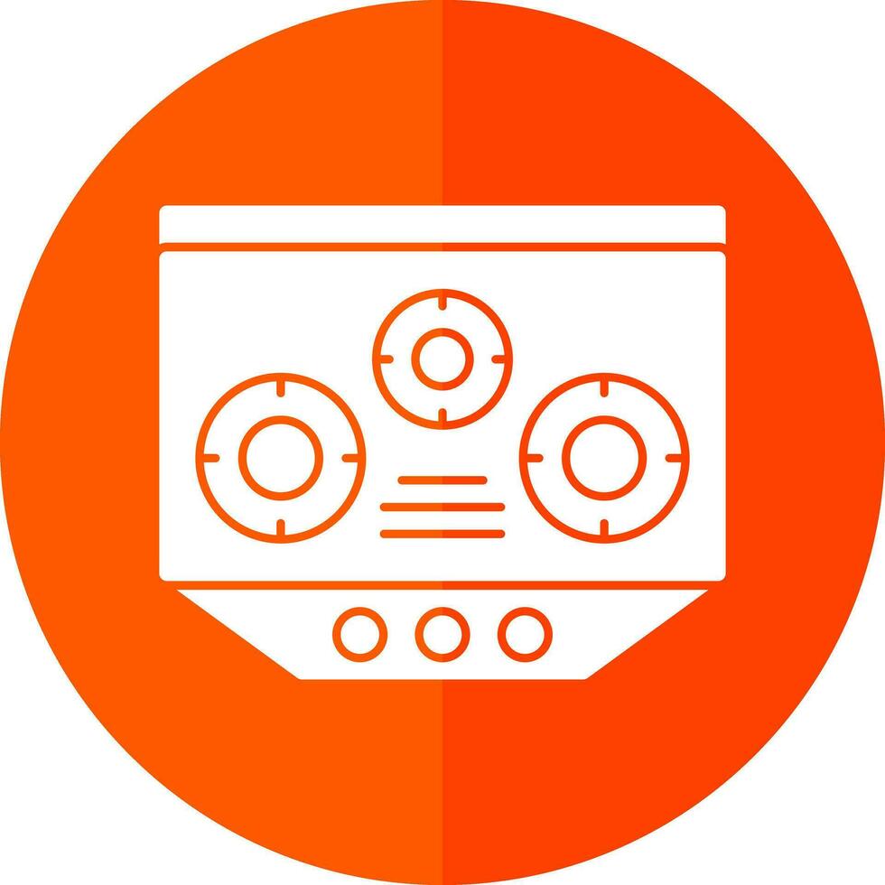 Electric Stove Vector Icon Design