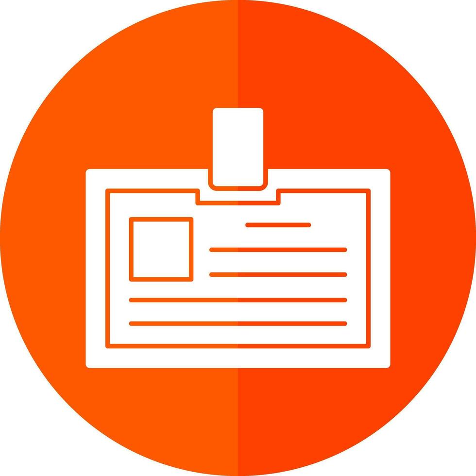 Identification card Vector Icon Design