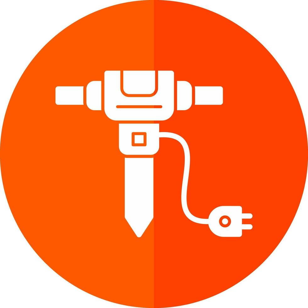 Jackhammer Vector Icon Design