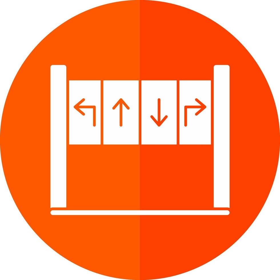 Road panel Vector Icon Design