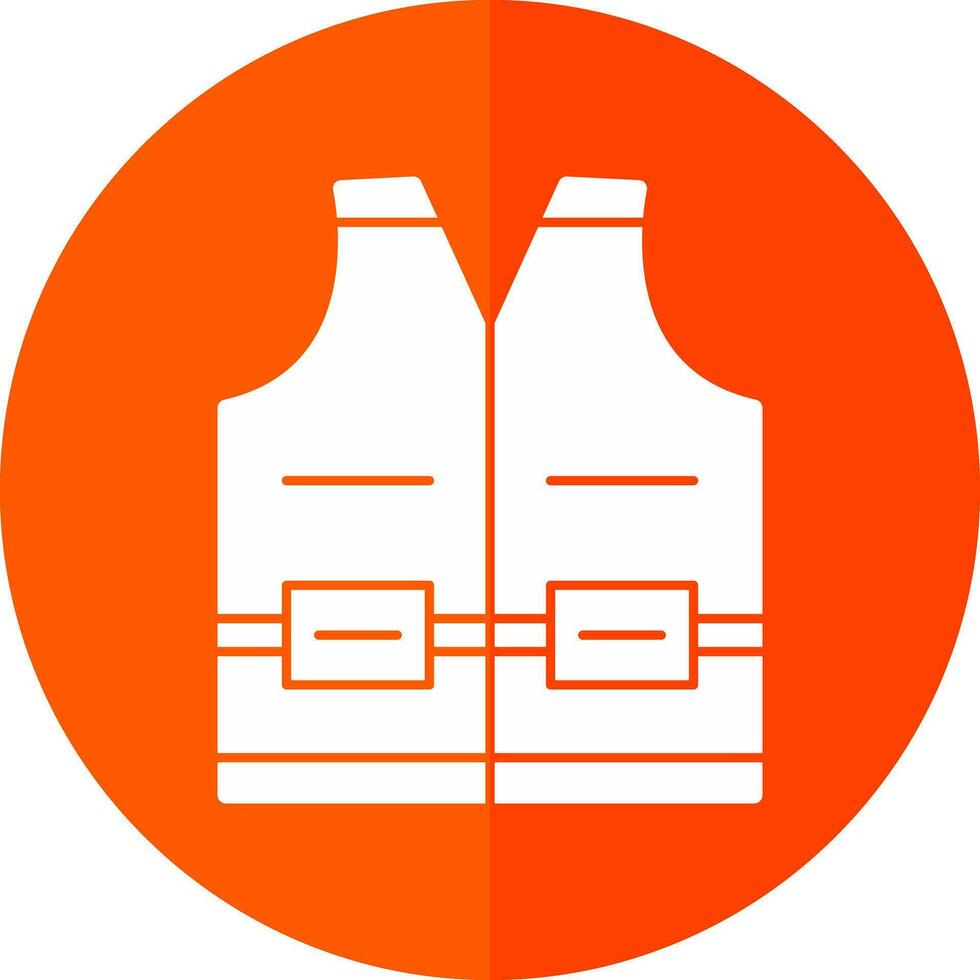 High visibility vest Vector Icon Design