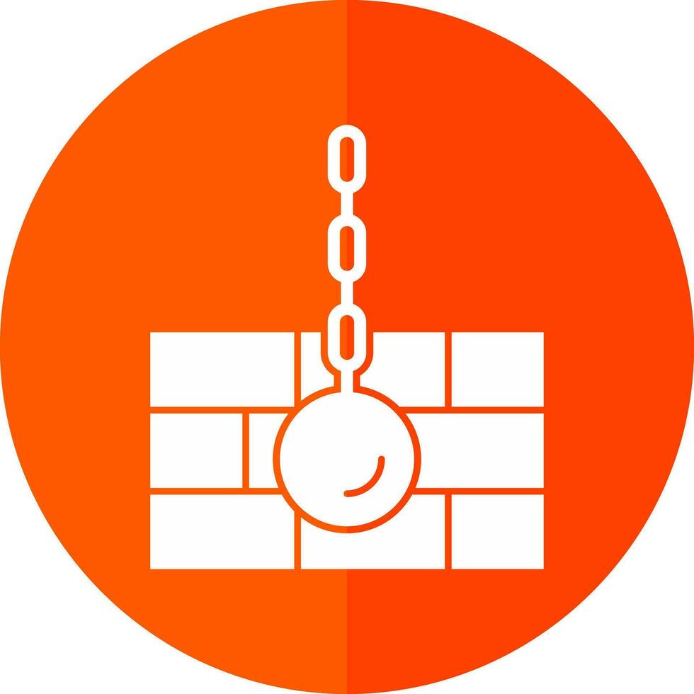 Wrecking ball Vector Icon Design