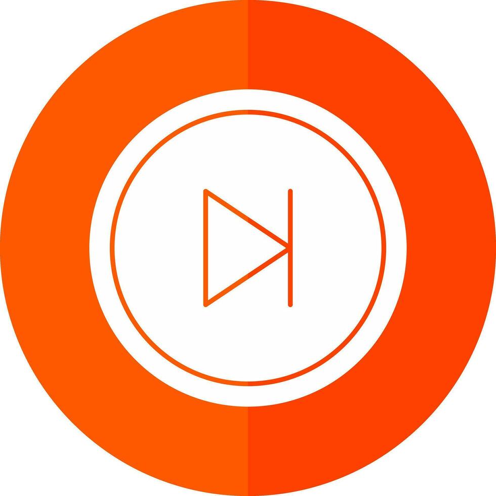 Skip Vector Icon Design
