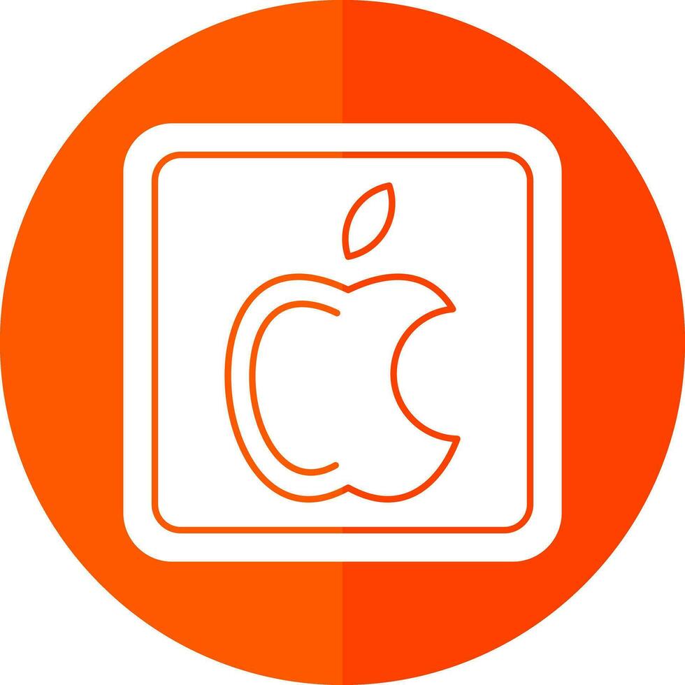 manzana logo vector icono diseño