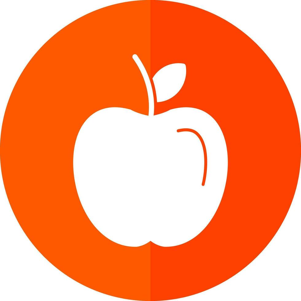 Apple fruit Vector Icon Design