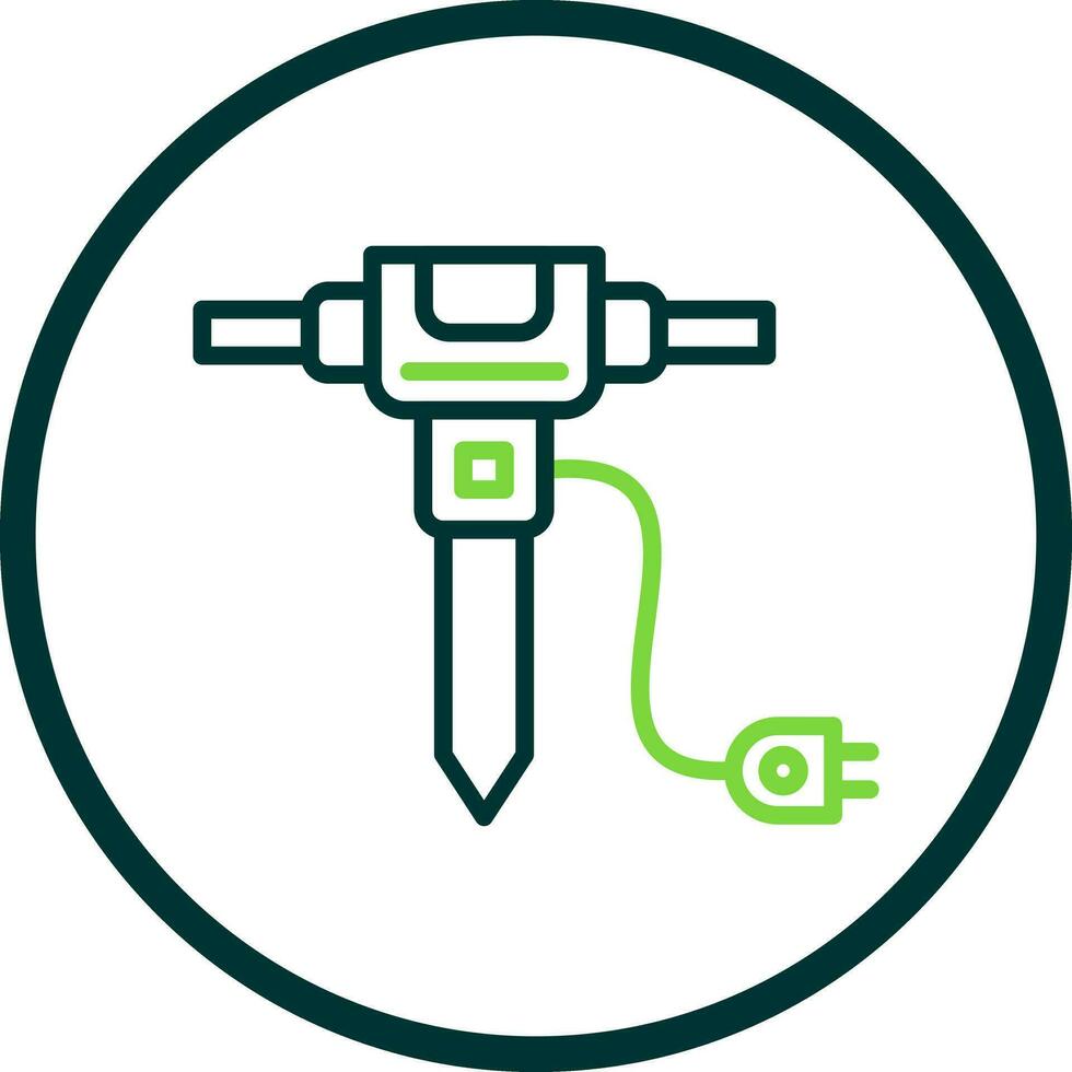 Jackhammer Vector Icon Design
