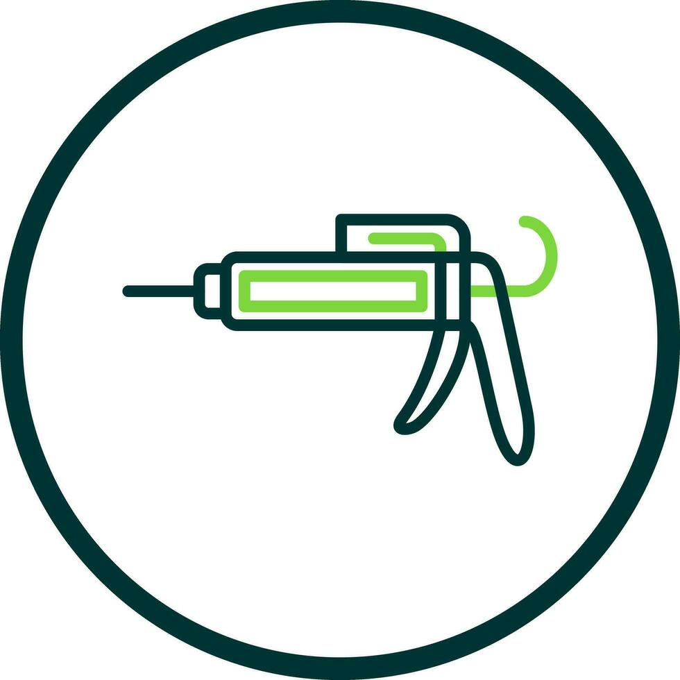 Caulk gun Vector Icon Design