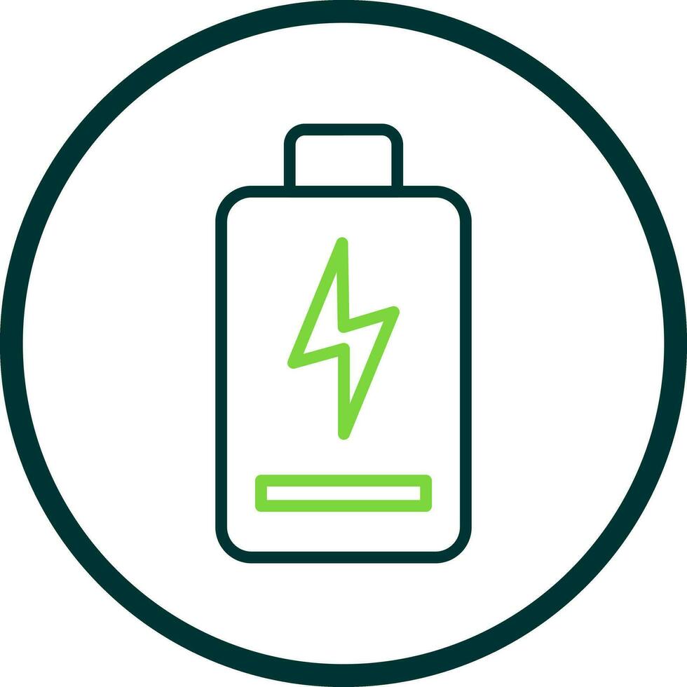 Battery charging Vector Icon Design