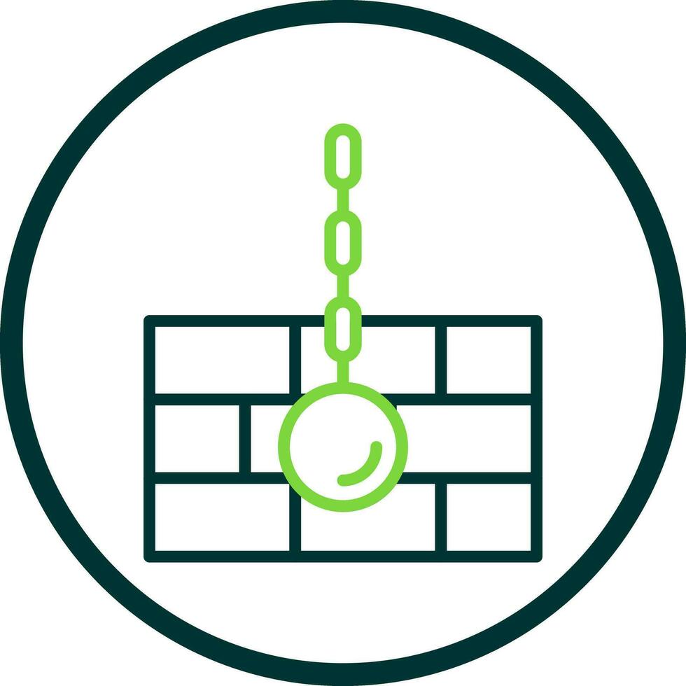 Wrecking ball Vector Icon Design