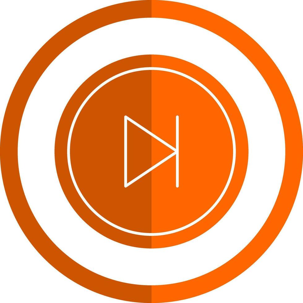 Skip Vector Icon Design