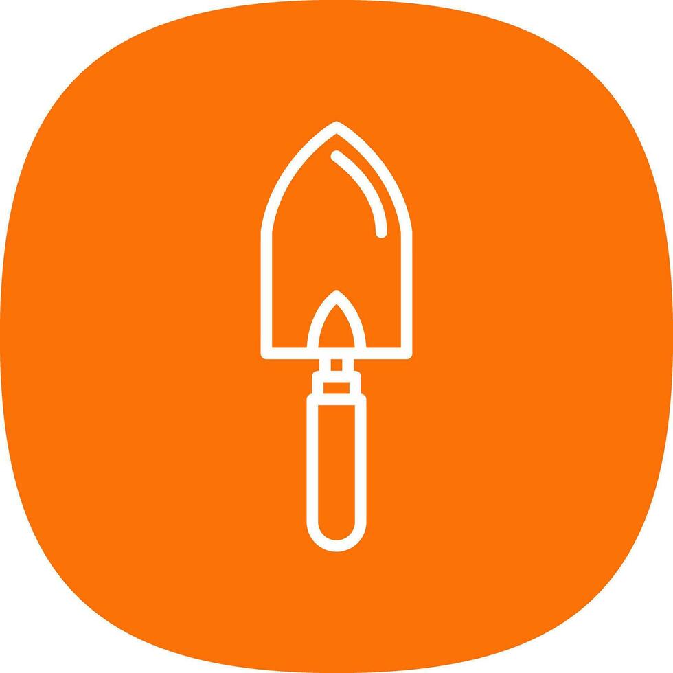 Trowel Vector Icon Design