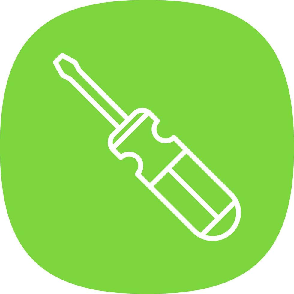 Screwdriver Vector Icon Design