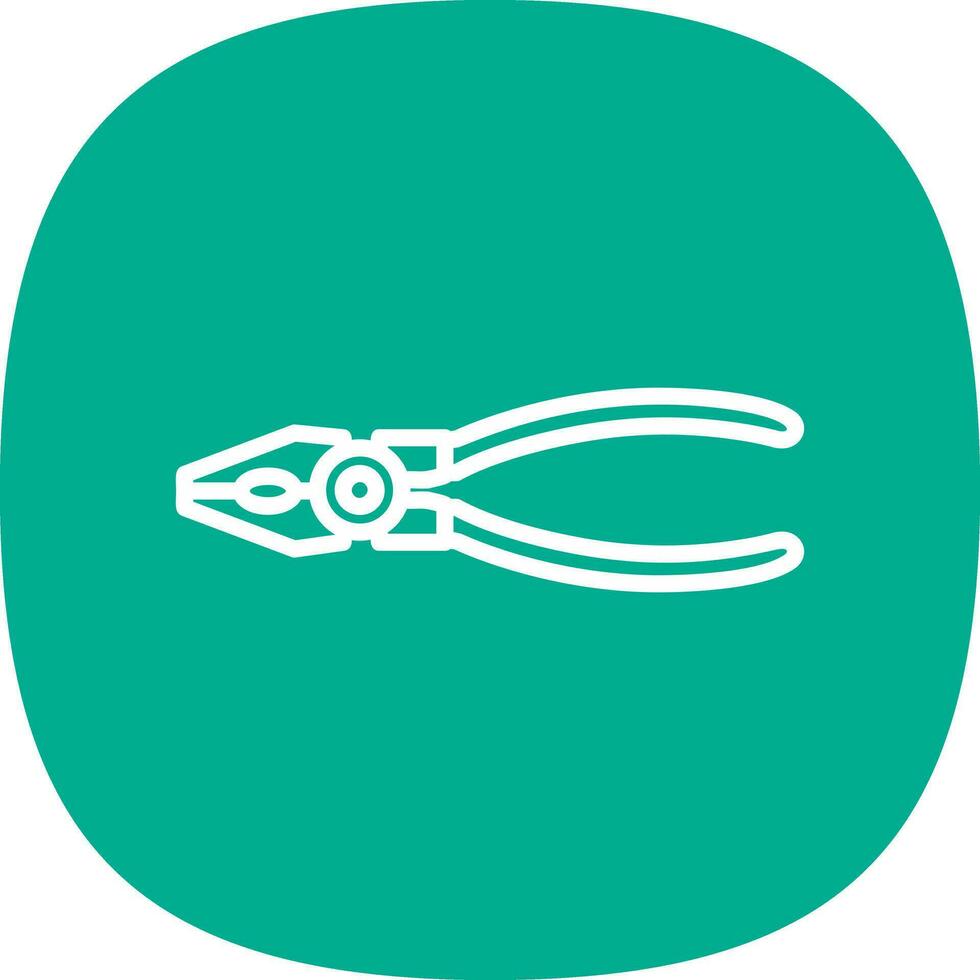 Lineman s pliers Vector Icon Design