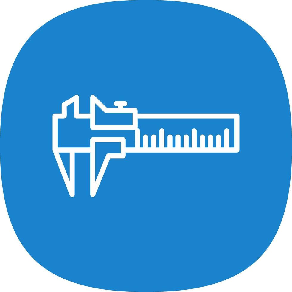 Caliper Vector Icon Design