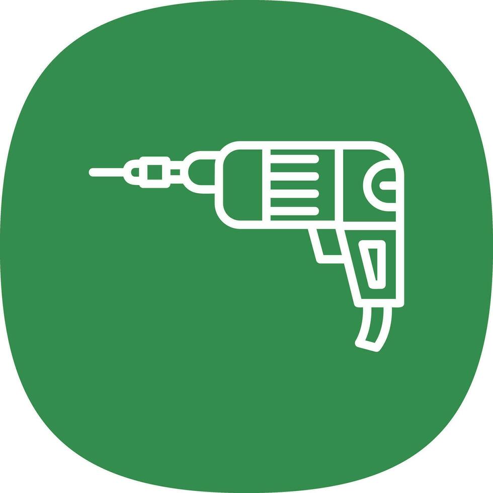 Hand drill Vector Icon Design