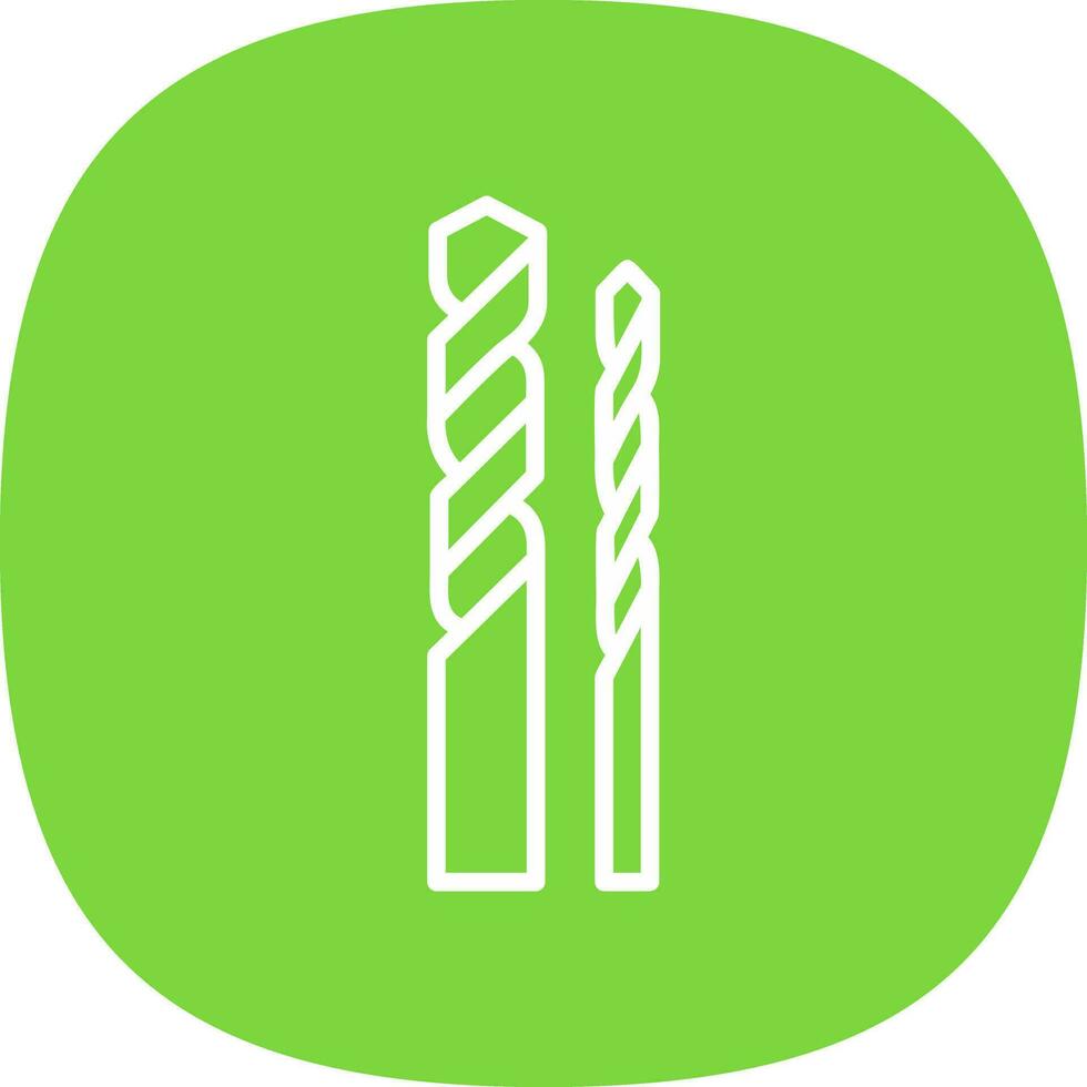 Drill tip Vector Icon Design