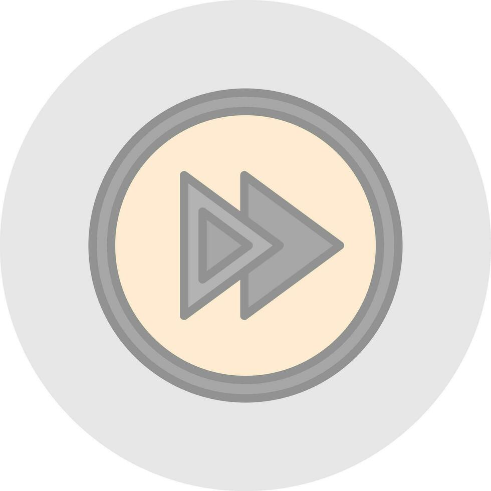 Fast Forward Vector Icon Design