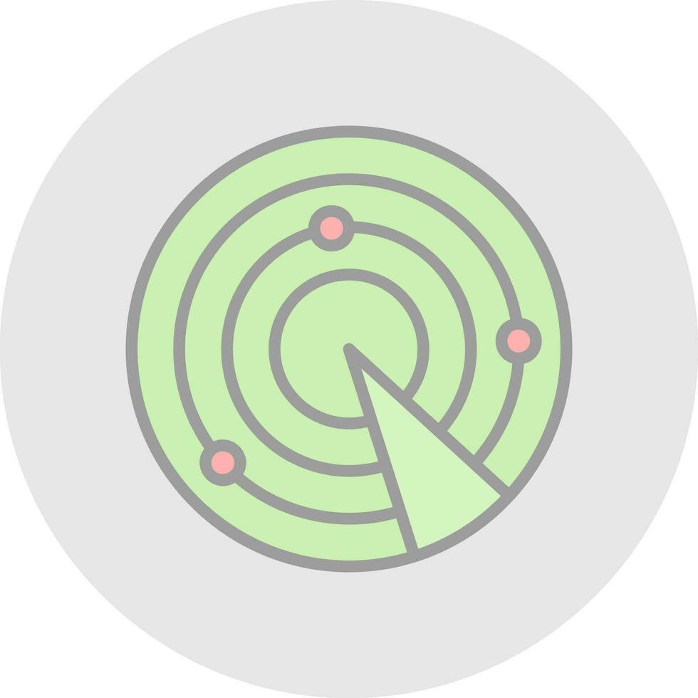 Radar Vector Icon Design