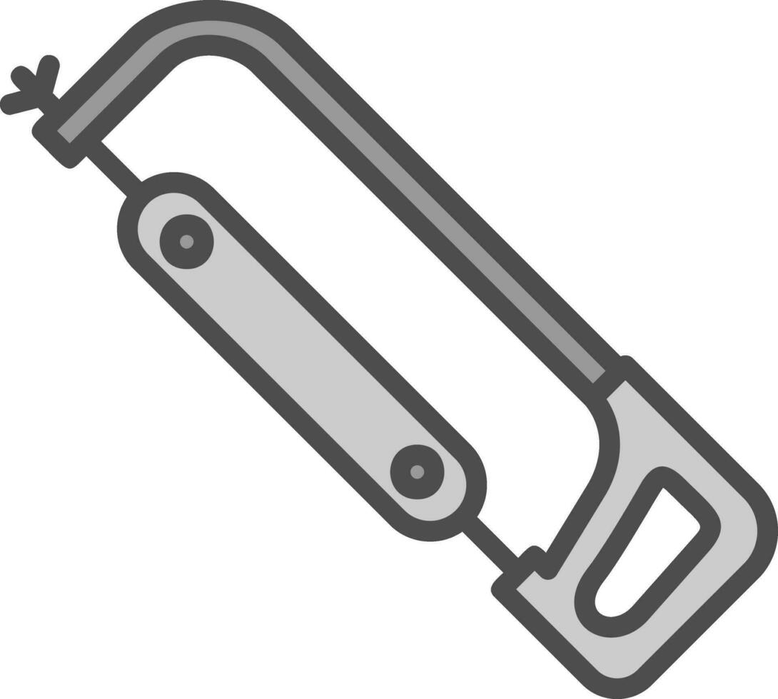 Hacksaw Vector Icon Design