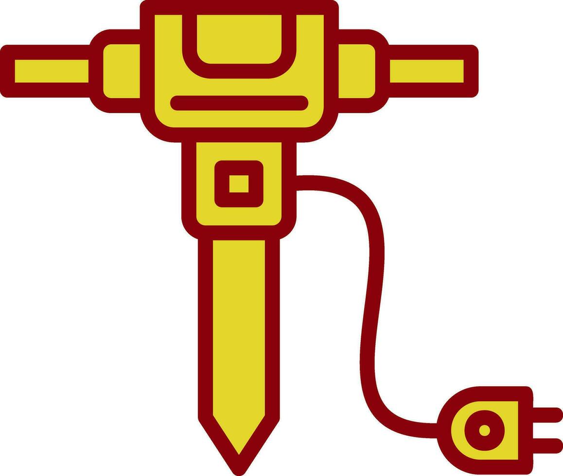 Jackhammer Vector Icon Design