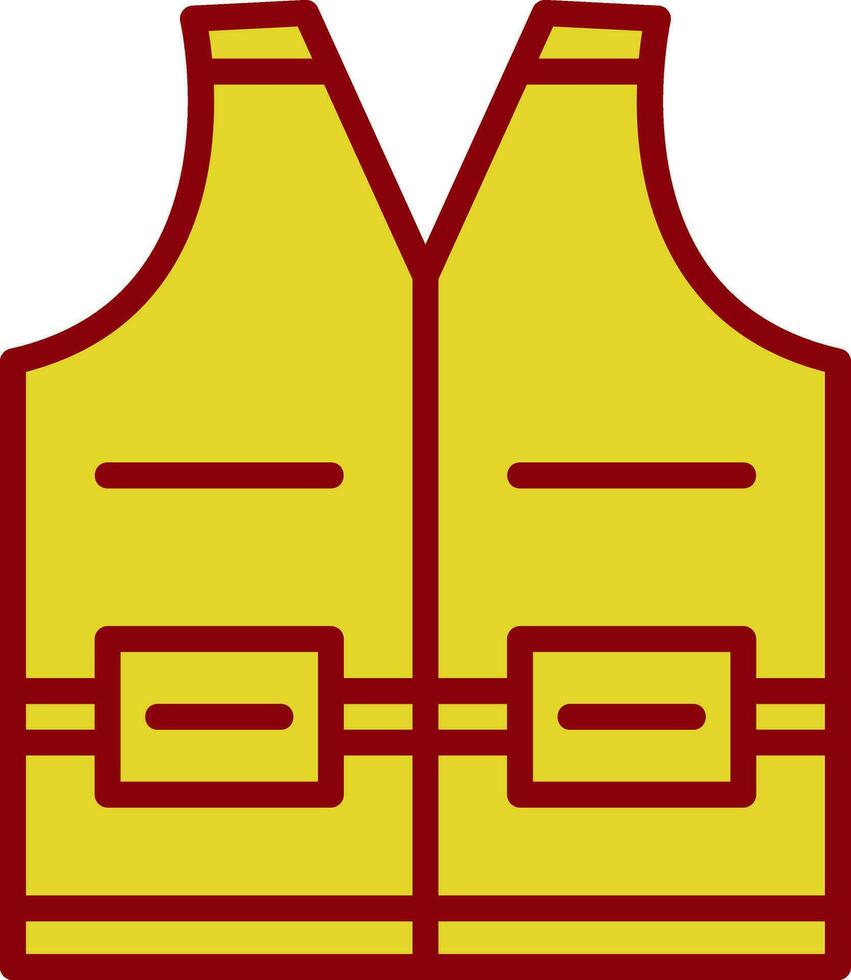 High visibility vest Vector Icon Design