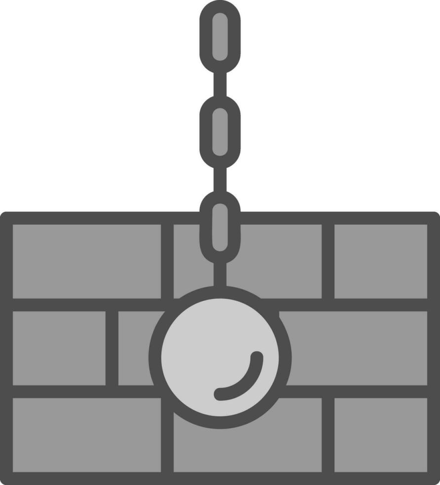 Wrecking ball Vector Icon Design