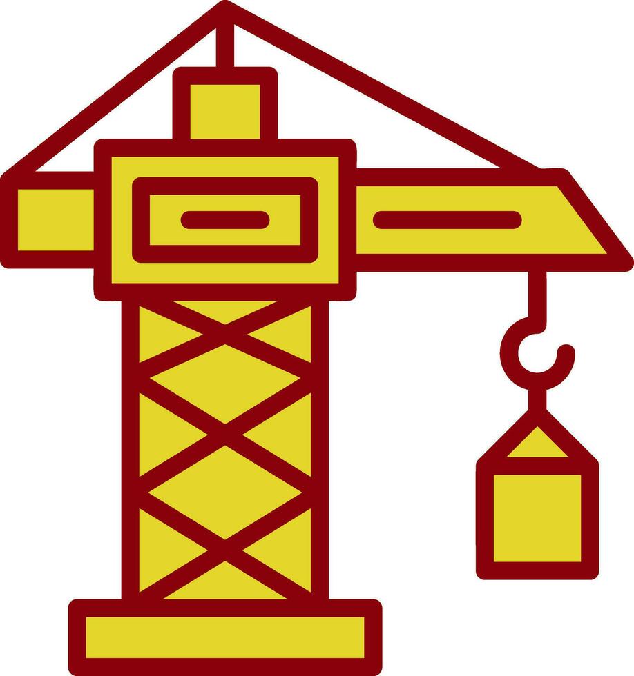 Crane Vector Icon Design